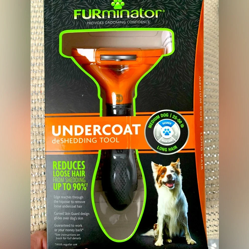 FURMINATOR 🐾UNDERCOAT DESHEDDING TOOL DOG GROOMING NWT SEALED BOX